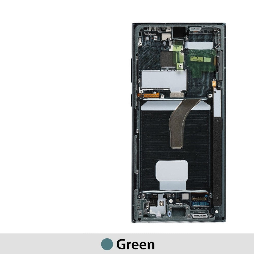 Samsung Galaxy S22 Ultra 5G S908B OLED Screen Replacement-Green Samsung Galaxy S22 Ultra 5G S908B OLED Screen Replacement-Green